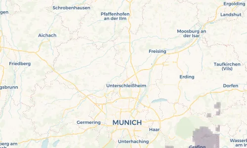 Regenradar Vorschaubild - Aktuelle Niederschläge in Haimhausen und Umgebung