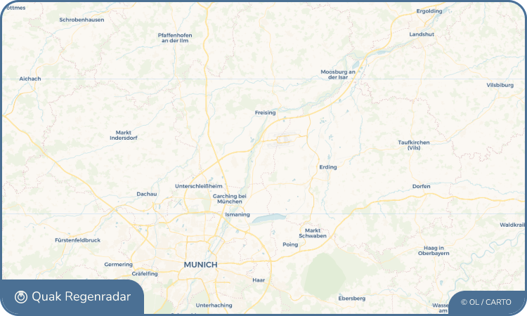 Quak Regenradar-Widget Hallbergmoos