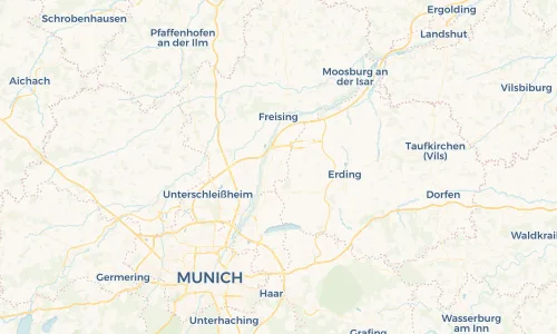 Regenradar Vorschaubild - Aktuelle Niederschläge in Hallbergmoos und Umgebung
