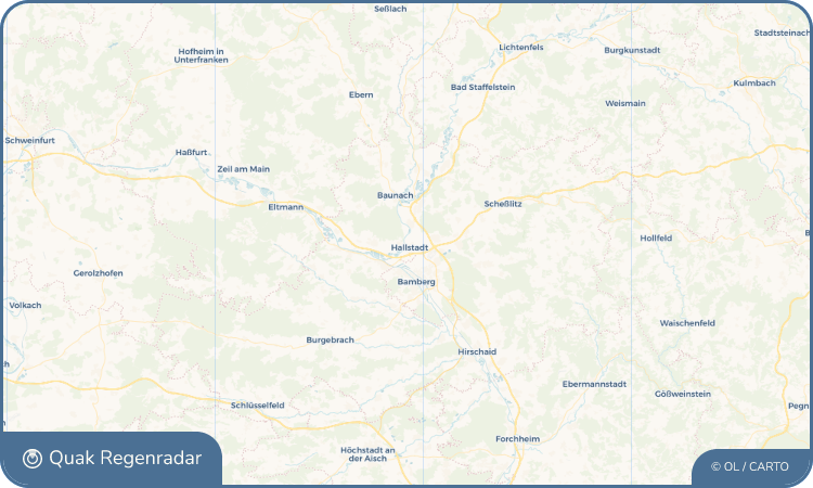 Quak Regenradar-Widget Hallstadt