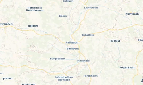 Regenradar Vorschaubild - Aktuelle Niederschläge in Hallstadt und Umgebung