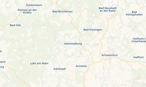 Regenradar Vorschaubild - Aktuelle Niederschläge in Hammelburg und Umgebung