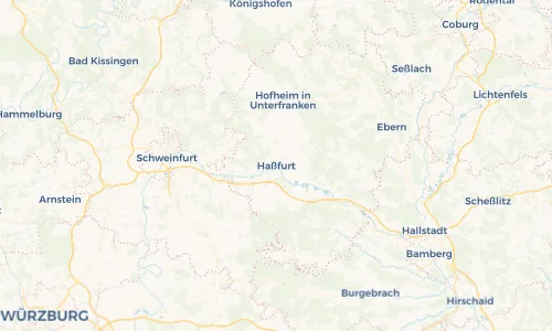 Regenradar Vorschaubild - Aktuelle Niederschläge in Haßfurt und Umgebung