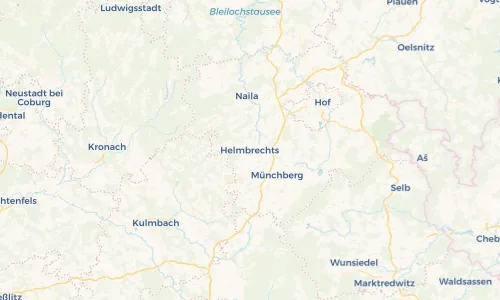 Regenradar Vorschaubild - Aktuelle Niederschläge in Helmbrechts und Umgebung