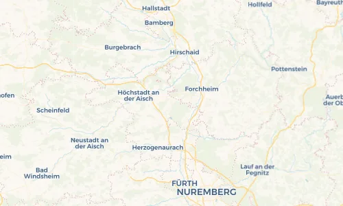 Regenradar Vorschaubild - Aktuelle Niederschläge in Hemhofen und Umgebung