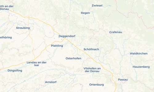Regenradar Vorschaubild - Aktuelle Niederschläge in Hengersberg und Umgebung