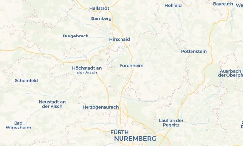 Regenradar Vorschaubild - Aktuelle Niederschläge in Heroldsbach und Umgebung