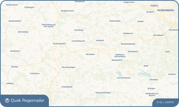 Quak Regenradar-Widget Herrieden