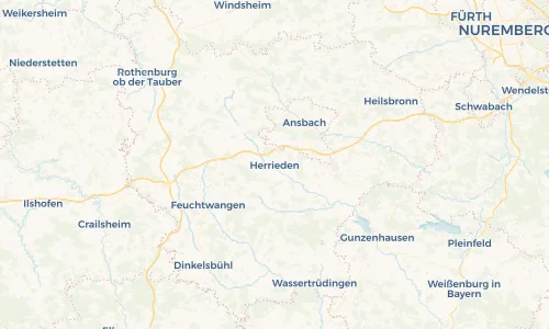 Regenradar Vorschaubild - Aktuelle Niederschläge in Herrieden und Umgebung