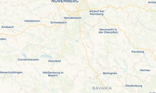 Regenradar Vorschaubild - Aktuelle Niederschläge in Hilpoltstein und Umgebung