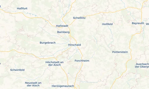 Regenradar Vorschaubild - Aktuelle Niederschläge in Hirschaid und Umgebung
