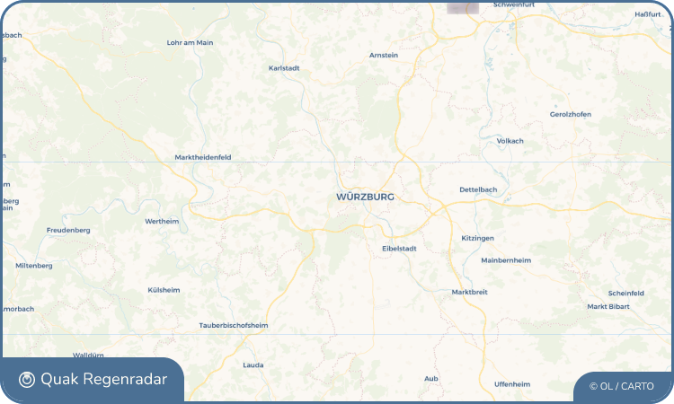 Quak Regenradar-Widget Höchberg