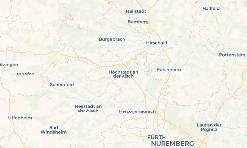 Regenradar Vorschaubild - Aktuelle Niederschläge in Höchstadt an der Aisch und Umgebung