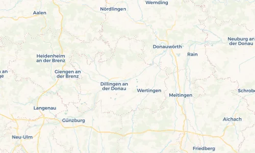 Regenradar Vorschaubild - Aktuelle Niederschläge in Höchstädt an der Donau und Umgebung