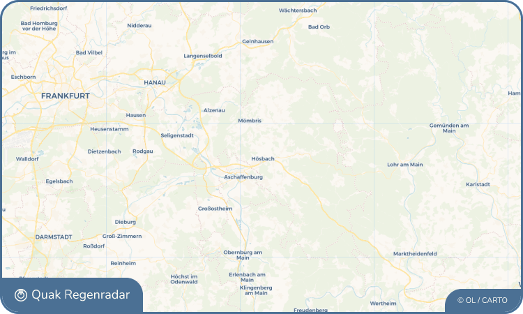 Quak Regenradar-Widget Hösbach