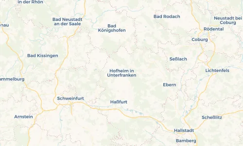 Regenradar Vorschaubild - Aktuelle Niederschläge in Hofheim in Unterfranken und Umgebung