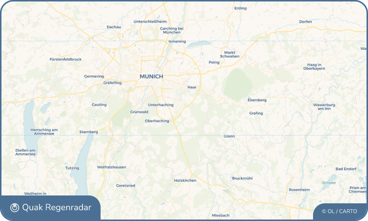 Quak Regenradar-Widget Hohenbrunn