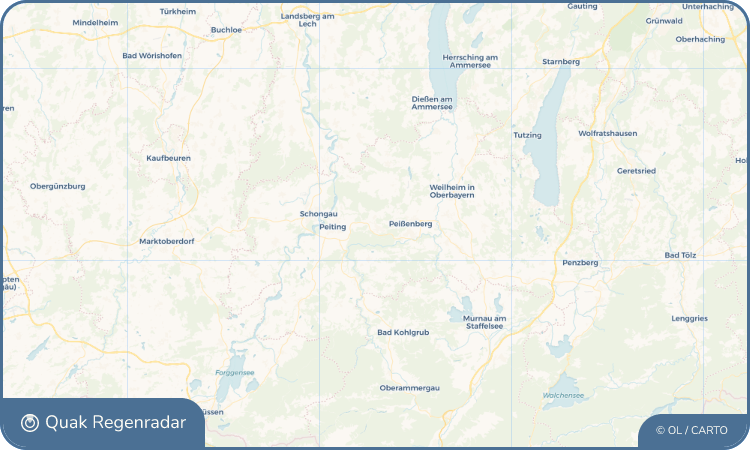Quak Regenradar-Widget Hohenpeißenberg