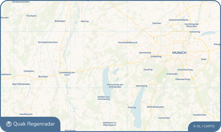 Quak Regenradar-Widget Inning am Ammersee