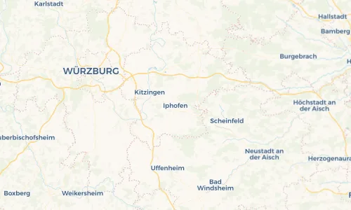 Regenradar Vorschaubild - Aktuelle Niederschläge in Iphofen und Umgebung