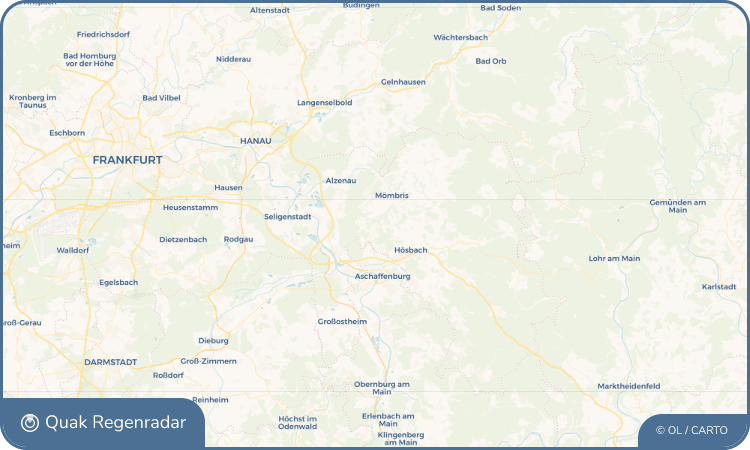 Quak Regenradar-Widget Johannesberg