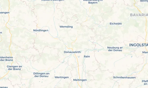 Regenradar Vorschaubild - Aktuelle Niederschläge in Kaisheim und Umgebung