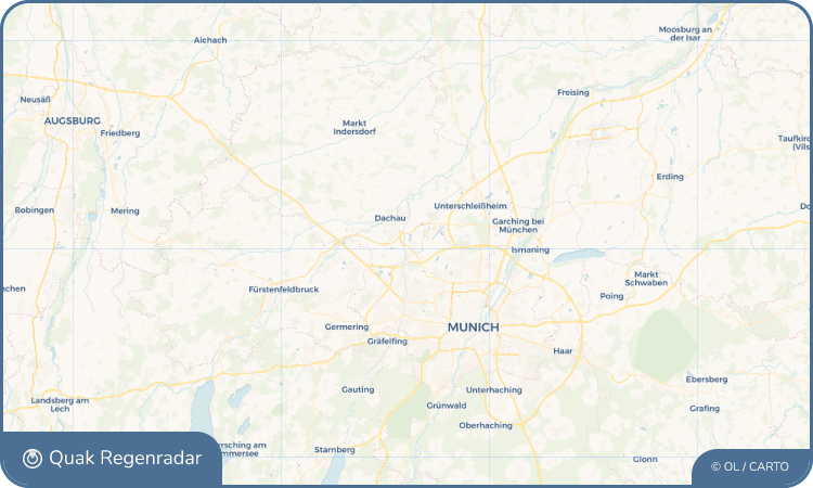 Quak Regenradar-Widget Karlsfeld