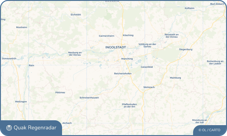 Quak Regenradar-Widget Karlskron
