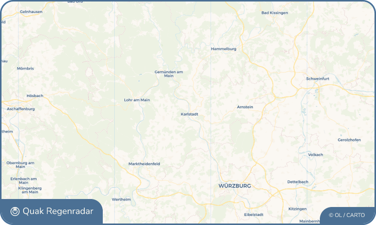 Quak Regenradar-Widget Karlstadt