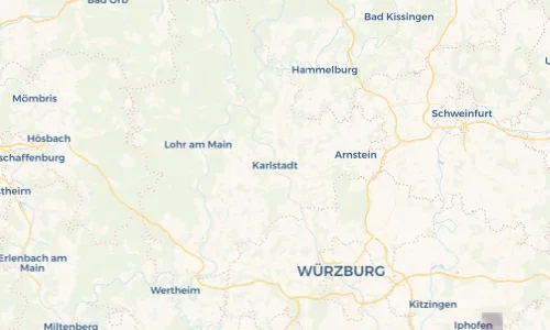 Regenradar Vorschaubild - Aktuelle Niederschläge in Karlstadt und Umgebung