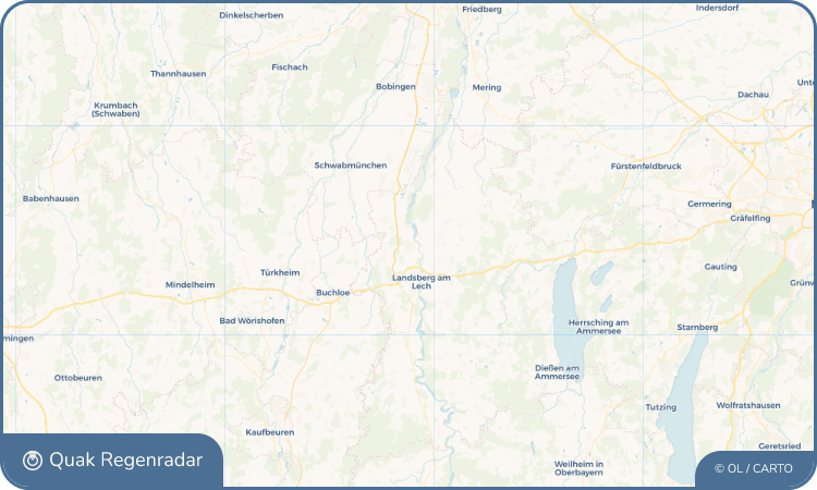 Quak Regenradar-Widget Kaufering