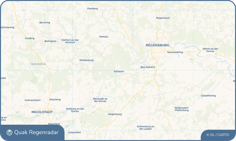 Quak Regenradar-Widget Kelheim