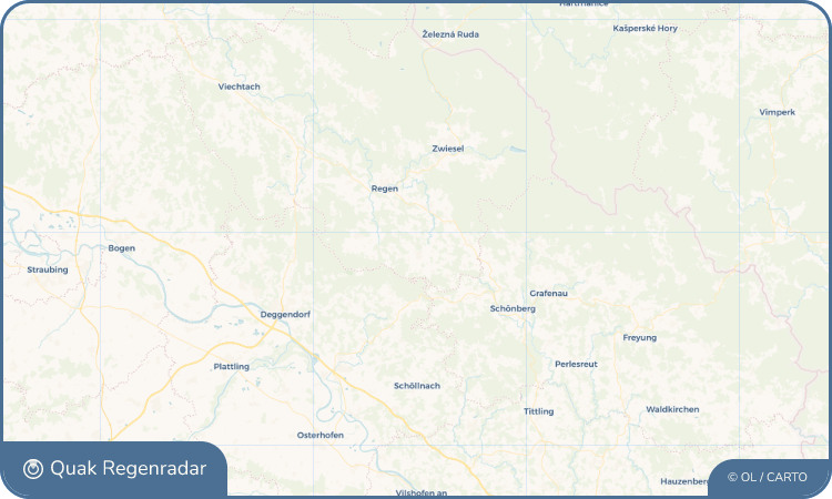 Quak Regenradar-Widget Kirchberg im Wald