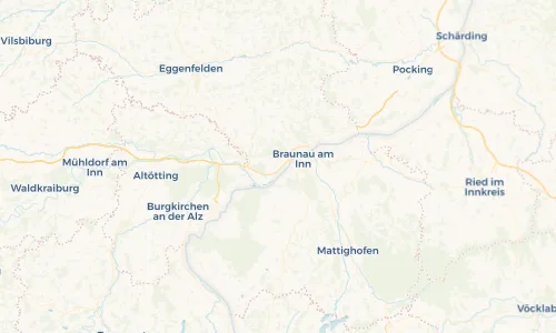 Regenradar Vorschaubild - Aktuelle Niederschläge in Kirchdorf am Inn und Umgebung