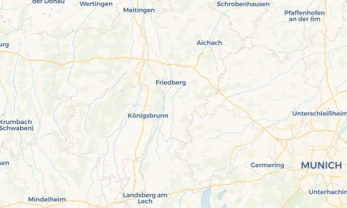 Regenradar Vorschaubild - Aktuelle Niederschläge in Kissing und Umgebung