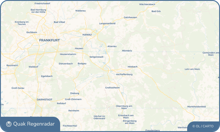 Quak Regenradar-Widget Kleinostheim