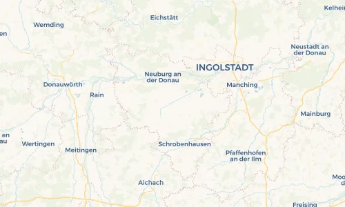 Regenradar Vorschaubild - Aktuelle Niederschläge in Königsmoos und Umgebung