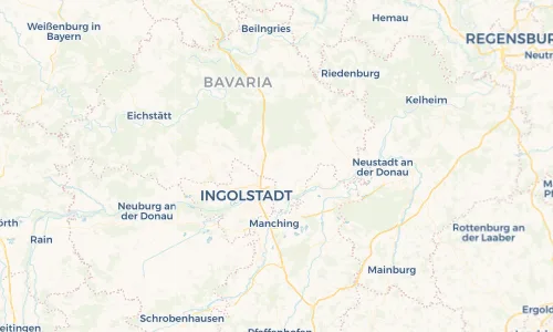 Regenradar Vorschaubild - Aktuelle Niederschläge in Kösching und Umgebung