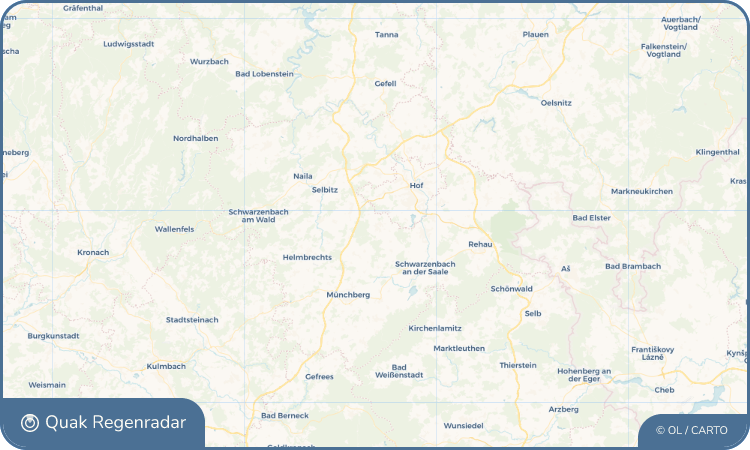 Regenradar-Widget für Konradsreuth