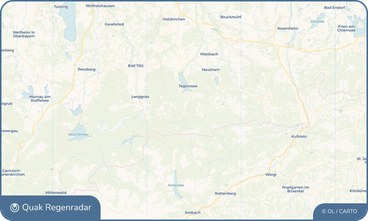 Regenradar-Widget für Kreuth