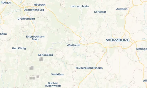 Regenradar Vorschaubild - Aktuelle Niederschläge in Kreuzwertheim und Umgebung