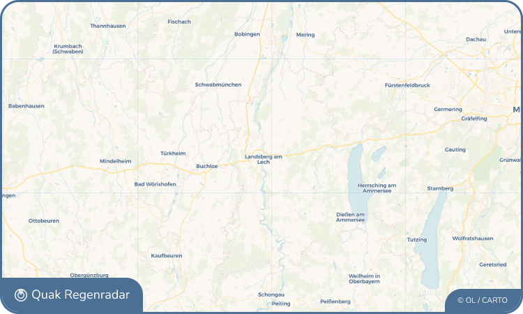 Quak Regenradar-Widget Landsberg am Lech