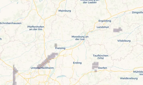 Regenradar Vorschaubild - Aktuelle Niederschläge in Langenbach und Umgebung
