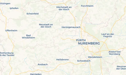 Regenradar Vorschaubild - Aktuelle Niederschläge in Langenzenn und Umgebung