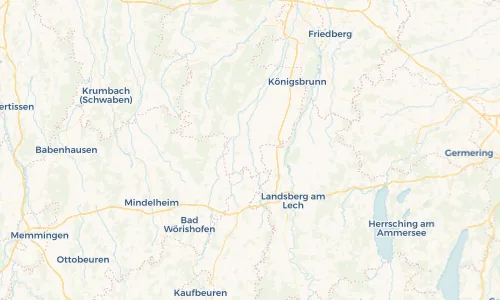 Regenradar Vorschaubild - Aktuelle Niederschläge in Langerringen und Umgebung