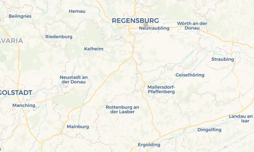 Regenradar Vorschaubild - Aktuelle Niederschläge in Langquaid und Umgebung