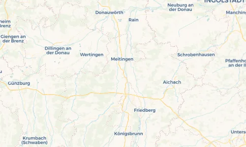 Regenradar Vorschaubild - Aktuelle Niederschläge in Langweid am Lech und Umgebung