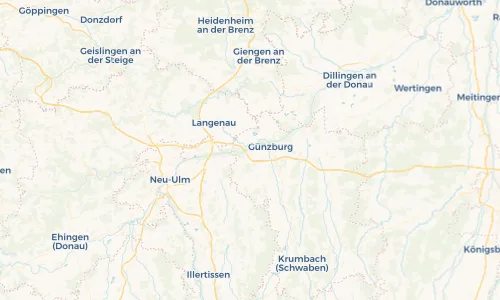 Regenradar Vorschaubild - Aktuelle Niederschläge in Leipheim und Umgebung