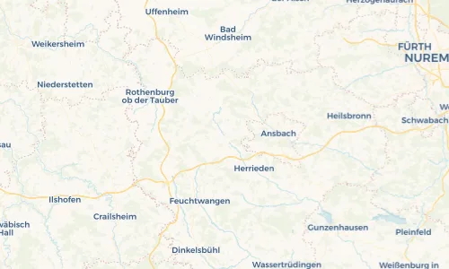 Regenradar Vorschaubild - Aktuelle Niederschläge in Leutershausen und Umgebung