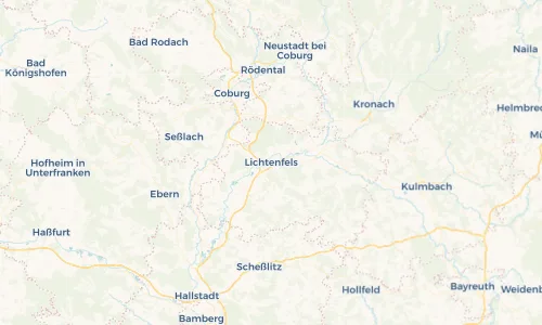 Regenradar Vorschaubild - Aktuelle Niederschläge in Lichtenfels und Umgebung